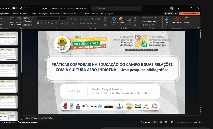 Abertura do evento